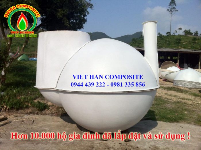 nguyên lý hoạt động hầm biogas composite