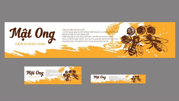 Tem nhãn hình chữ nhật